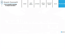 Tablet Screenshot of grantconnell.com